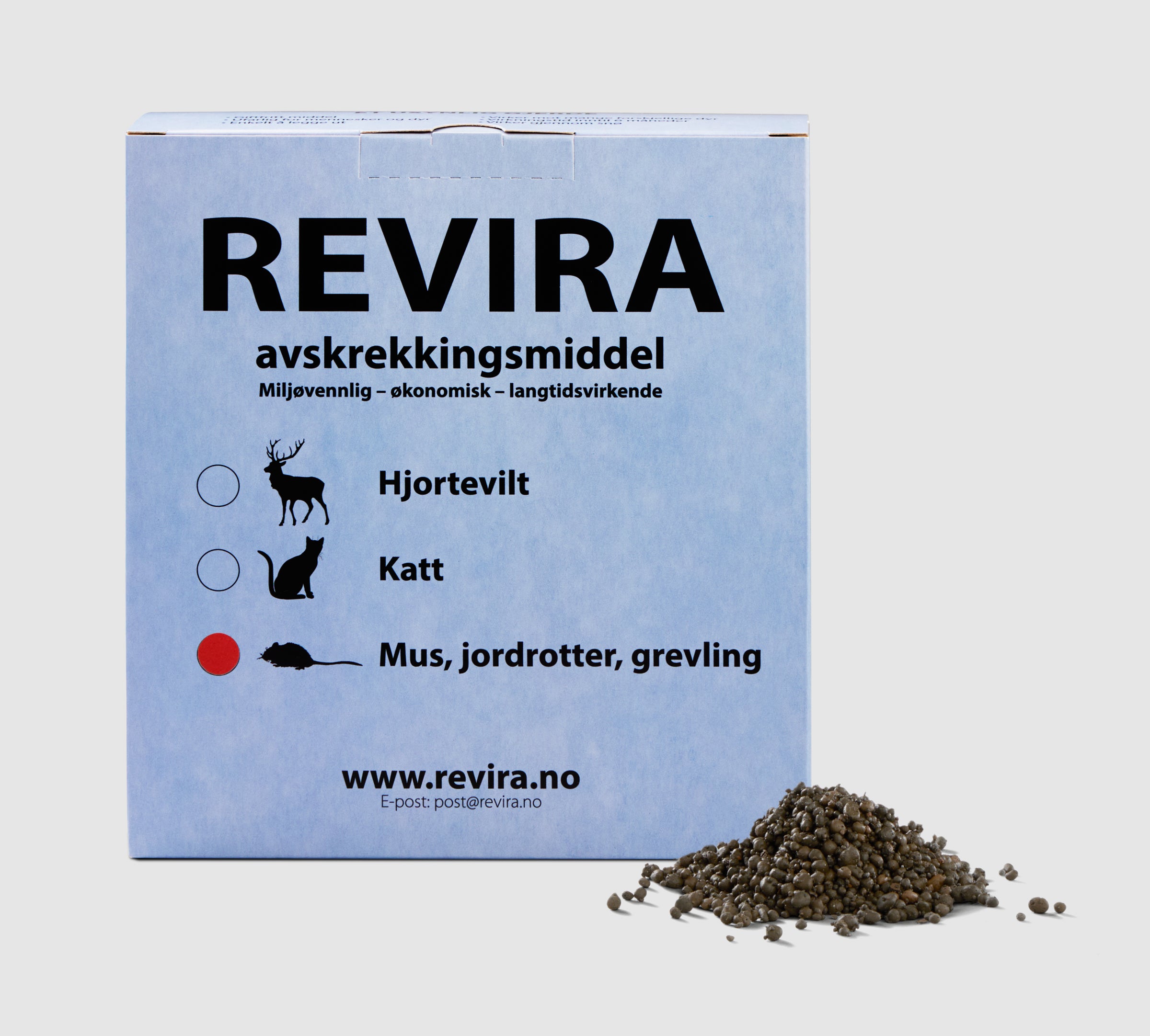 Mice, rodent & badger deterrent for gardens - natural & non-toxic